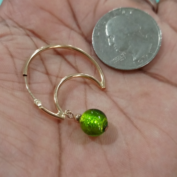 Real 14kt Gold Earrings# SOLD - Picture 4 of 5